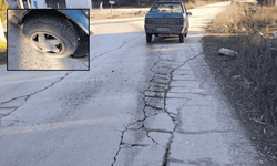 Eskişehir'deki bozuk yollar teker patlatıyor