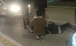 Atatürk Caddesi'ne gece saatlerinde kaza!