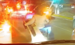 Eskişehir trafiğinde tepki çeken görüntü