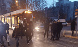 Eskişehir'deki tramvay kazası trafiğin aksamasına sebep oldu