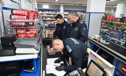 İnönü'deki denetimlerde aykırı ürün bulunduran zincir market mühürlendi