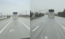 10 kişi canından olmuştu: Eskişehir merkezli firmanın bir başka otobüsü hız yaparken görüntülendi