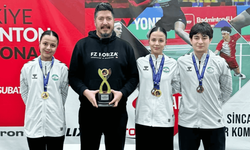 Eskişehirli sporcular Türkiye Badminton Şampiyonası’nda altın madalya kazandı