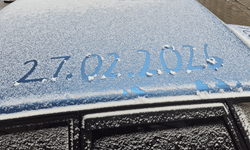 Eskişehir'e kara kış geri döndü