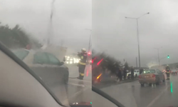 Eskişehir'de seyir halindeki otomobil yandı