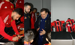 Eskişehirspor’un minik ziyaretçileri