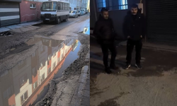 İş başa düştü: Eskişehir'de mahalleli yolu kendi imkanlarıyla onardı