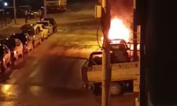 Eskişehir'de gece saatlerinde korku dolu anlar: Otomobil alevlere teslim oldu