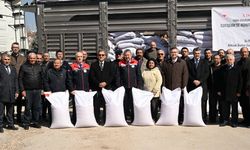 Eskişehir'de üreticilere 38 ton nohut tohumu teslim edildi