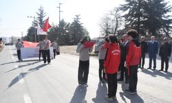 Çanakkale emaneti Eskişehir'den Ankara'ya uğurlandı