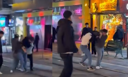 Doktorlar Caddesi'nde gençler arasında kavga çıktı