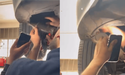 Eskişehir'de aracını tamire götüren vatandaşa şok! Tamponundan yavru kedi çıktı