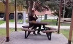 Eskişehir'de çocuk parkında madde kullandı