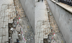 Şair Fuzuli Caddesi'nde kaldırım çilesi: "Yürümek neredeyse mümkün değil"