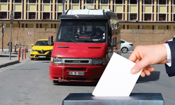 Eskişehir'de minibüsçüler sandık başına gidiyor