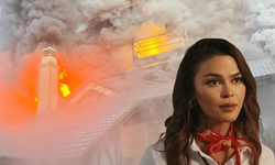 Ölümle burun buruna geldi! Ünlü oyuncu Aslıhan Karalar'ın evi yandı: Hastaneye kaldırıldı