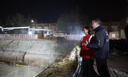 Başkan Ünlüce'den sabah 5'te şantiye mesaisi