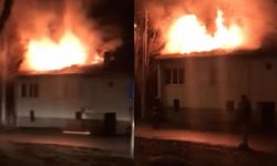 Eskişehir'de evlerinin yanışını çaresizce izlediler