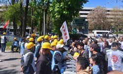 Maden işçilerinin açlık grevleri devam ediyor: "Alacağımız sadece iki maaş olsaydı Eskişehir'den buraya yürümezdik"