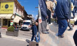 Eskişehir'de dengesini kaybedip düştü: Başından yaralanan adamın yardımına vatandaşlar koştu