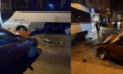 Eskişehir'de aşırı hız kaza getirdi: Otomobil ile otobüs çarpıştı