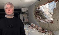 Yıkım sırasında dükkanı zarar gören Ceylan: “Esnaf Odası ben bu haldeyken taksitleri getirmiş”