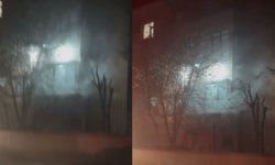 Eskişehir'de binanın bodrum katında yangın çıktı