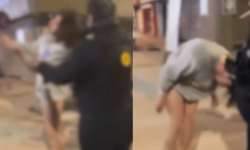 Eskişehir'de madde etkisindeki şahıs soyunarak çevreyi rahatsız etti