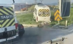 Eskişehir'de okul servisi ile otomobil çarpıştı: Çok sayıda yaralı var