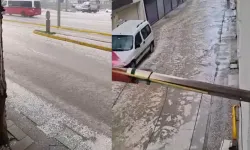 Eskişehir'de sağanak yağış mağdur etti: Vatandaştan altyapı tepkisi!