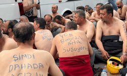 Eskişehir'den Ankara'ya yürüyen maden işçileri açlık grevinde