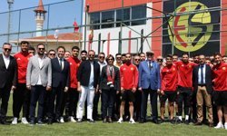 CHP'li başkanlardan Eskişehirspor'a moral ziyareti