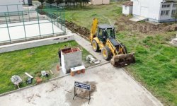 İnönü'de alt yapı çalışmaları hız kesmeden devam ediyor