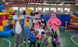 İnönü'de çocuklar doyasıya eğlendi