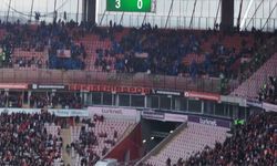 Kütahyaspor taraftarı tribünleri terk etti