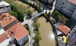 Porsuk Çayı'nda bir değişim daha! Kahverengiye büründü