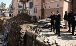 Vali Yılmaz yeni kaymakamlık binası çalışmalarını inceledi