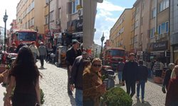 Eskişehir'in en işlek noktasında yangın paniği!