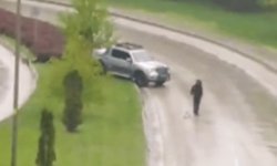 Eskişehir'de kayganlaşan yol kazaya sebep oldu
