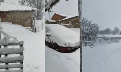 Eskişehir'de kar kalınlığı 10 cm'yi buldu