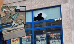 Eskişehir'de alkollü sürücü ortalığı birbirine kattı: Önce banka, sonda direğe çarpı! Marketin camını da kırdı