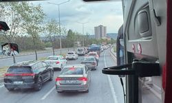 Eskişehir yolunda bayram yoğunluğu başladı