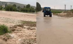 Eskişehir'de bir ilçede sel felaketi: Yollar kapatıldı