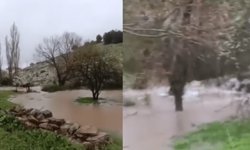 Eskişehir’in bir ilçesini sel vurdu