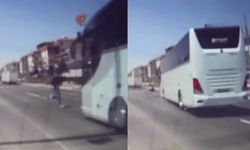 Eskişehir istikametindeki otobüs yayaya çarptı: Yaya hayatını kaybetti