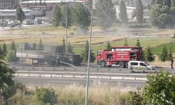 Bozüyük'te tır yangını: Trafik durma noktasına geldi