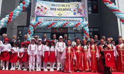 Cevat Ünügür İlkokulu düzenlenen törenle hizmete açıldı