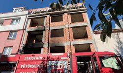 Eskişehir'de bir inşaatta yangın çıktı