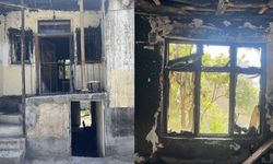 Eskişehir'de çıkan yangın her şeyi kül etti, iki çocuklu aile yardım bekliyor