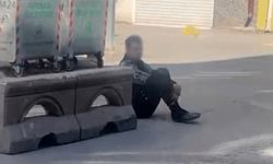 Eskişehir'de tedirgin eden olay: Dakikalarca hareketsiz bekledi